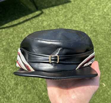 帽子 vintage leather damage hunting cup  used 帽子 vintage leather damage hunting cup used No Bragging