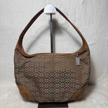 希少✨COACH One Shoulder Bag Leather Brown Vintage Coach 9951 Shoulder Bag Leather Brown From Japan