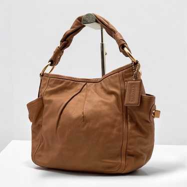 希少✨COACH One Shoulder Bag Leather Brown Coach one-shoulder bag brown - Gem