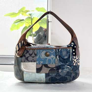Patchwork denim coach - Gem