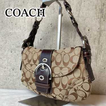 希少✨COACH One Shoulder Bag Leather Brown Coach one-shoulder bag brown - Gem