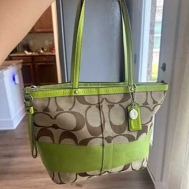 Vintage coach bag green - Gem