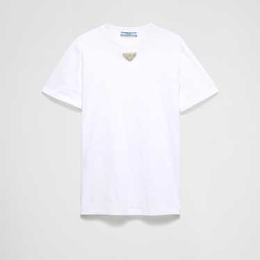 PRADA　白tシャツ Prada ロゴ Tシャツ | ホワイト | FARFETCH JP