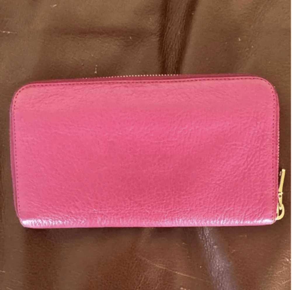 Miu Miu Miu Miu Fuchsia Leather Clutch / Wallet - image 2
