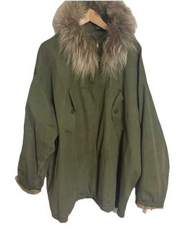 LL BEAN Vintage Cursive Script  Anorak 1/4 Zip Sh… - image 1