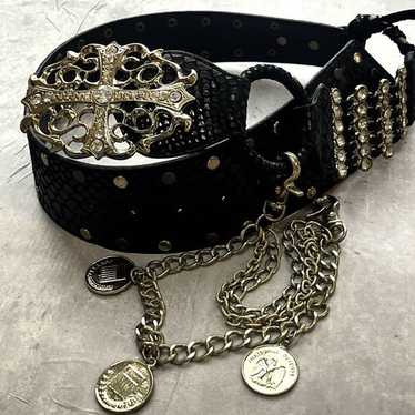 d.i.a.ダイヤ正規品☆y2k.mcbling.デカベルト☆太ベルトGAL☆ D.i.a belt gal / - Gem