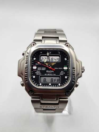 ELGIN/レアFK-533-A 24時間時計 ダイバーズ350m防水/used ELGIN/レアFK-533-A 24時間時計 ダイバーズ350m防水/used（レア