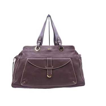 Aigner leather boston bag - Gem