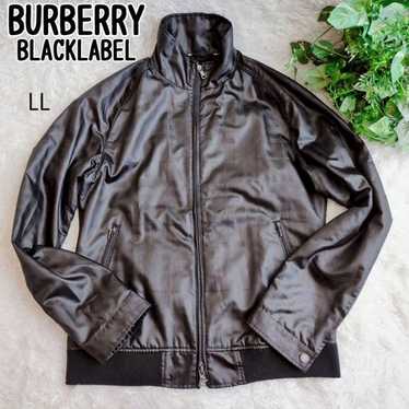 ⚠️最終価格⚠️Burberry Black Label ライダースジャケット LL 希少サイズ バーバリーブラックレーベル ライダース レザー