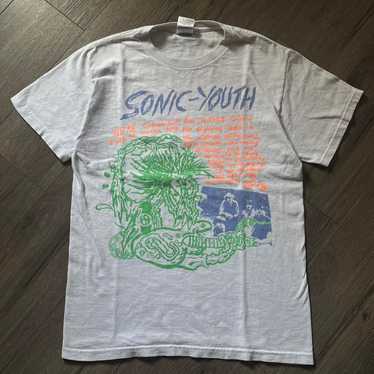 Sonic Youth 'Flower' Tシャツ 90s 90's Sonic Youth Flower Astronaut T-shirt | grico vintage