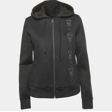 【FENDI】KARLITO ラガーフェルドモチーフ　スエットトレーナー 40黒 Fendi X Karl Lagerfeld Karlito Jumper, Jumpers - Designer