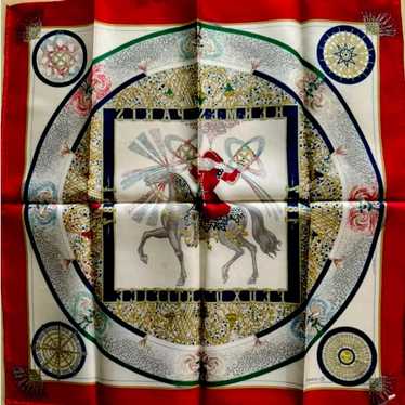 Vintage hermes scarf feux - Gem