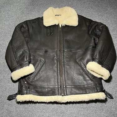 ジャケット・アウター USAF JACKET TYPE G-8 double mouton USAF Jacket Type G-8 Shearling Bomber Brown Sheepskin Coat