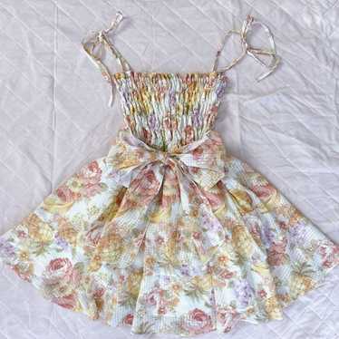 ワンピース LIZLISA rose lace cami dress himegyaru Sky rose himekaji gyaru - Gem