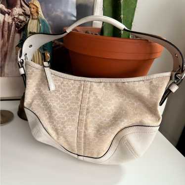バッグ Coach Soho Hobo Shoulder Bag Leather y2k Vintage Y2K Coach White Leather Soho Shoulder Bag - Etsy Canada