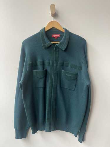 トップス supreme corduroy detailed zip sweater Supreme - Corduroy Detailed Zip Sweater - UG.SHAFT
