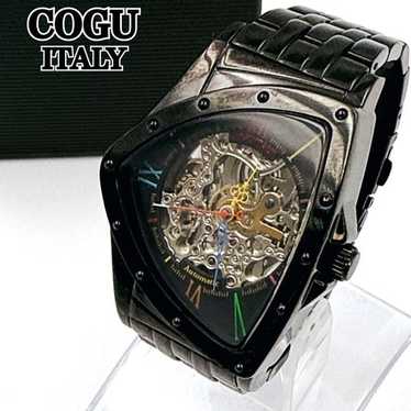時計 COGU  ITALY 🥜 COGU ITALY JUMPING HOUR AUTOMATIC VINTAGE WATCH / ALL