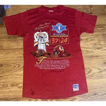 NFL 1992年 スーパーボウル レッドスキンズ Tシャツ USA製 VINTAGE NFL WASHINGTON REDSKINS SUPER BOWL XXVI 1992 TEE