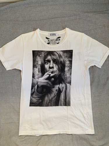 HYSTERIC GLAMOUR Kurt Cobain Tシャツ Mサイズ ヒステリックグラマー NIRVANA Tシャツ バンドT smile キムタク