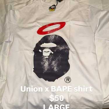 トップス bape rogo unionjack foodie A bathing ape union - Gem