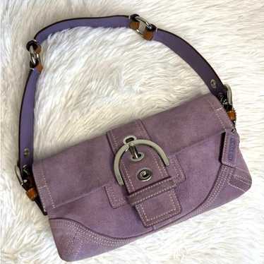 Coach soho suede+leather purple - Gem