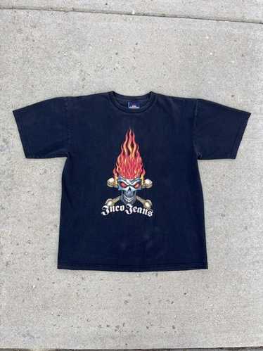 トップス 90s vintage Harley Davidson flame TEE Vintage 90s Harley Davidson Flames Tee - XL – AL Vintage