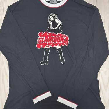 トップス hysteric glamour long t-shirt 00s90s y2k Vintage Hysteric Glamour 69 Long Sleeves Tshirt..streetwear