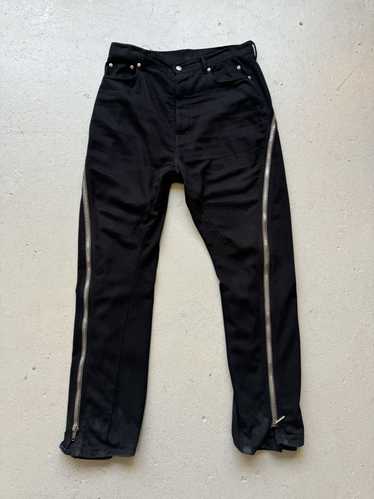 Rick Owens Fogachine S/S 22 ジッパーパンツ SS22 Rick Owens 'Fogachine' Banana Zip Bolan Flared Jeans
