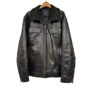 OLD GAP 00s〜 cow leather bomber jacket il_fullxfull.6766238370_1e01.jpg