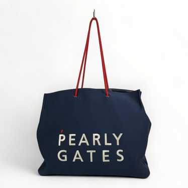 【新品未使用】PEARLY GATES 　ショルダー付BIGトートバッグ 新品未使用】PEARLY GATES ショルダー付BIGトートバッグ