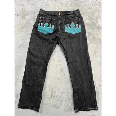 パンツ 00s Crown holder baggy denim pants bboy $_12.JPG?set_id=880000500F