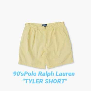 90s〜00s Polo Ralph Lauren tyler short Polo Ralph Lauren Tyler Short Chino men's pleated solid 35