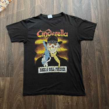 Cinderella 公認ジャパンツアー 1990年 Tシャツ Cinderella