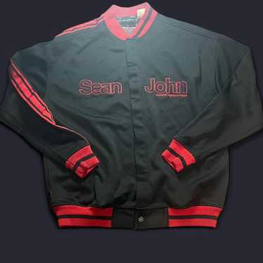 Sean John ウール スタジャン 2XL Vintage Sean John Reversible Varsity Bomber Jacket Size 3XL