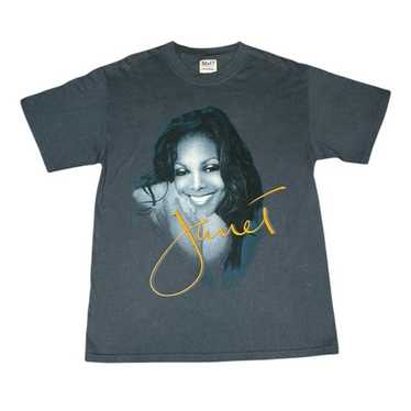 ジャネット・ジャクソン WORLD TOUR 2001 Tシャツ 黒 M/L 希少