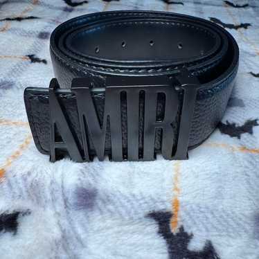 AMIRI ブラック ベルト Amiri Core Logo Buckle ' Black/Black/Gold-Tone ' Belt