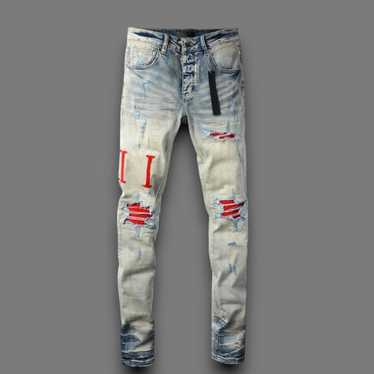 AMIRI サイズ28 Slim jean Amiri Blue size 28 US in Cotton - elasthane - 50646485