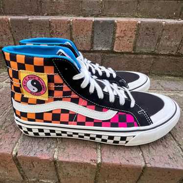 【グッドデザイン グッドサイズ】MTV チェッカー ロンT 80's vans バンズ x スタンダード カリフォルニア チェッカー ボックス