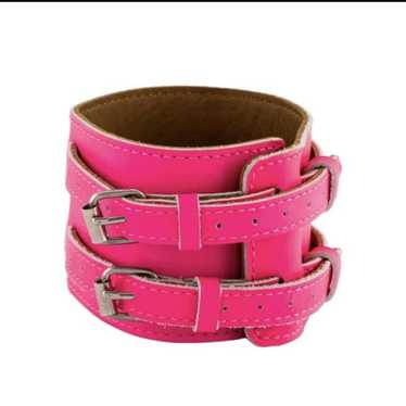 [希少]Maison Margiela / leather bangle Maison margiela bracelet - Gem