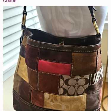 ✨極美品✨COACH パッチワーク トートバッグ archive y2k RED ✨極美品✨COACH パッチワーク トートバッグ archive y2k RED