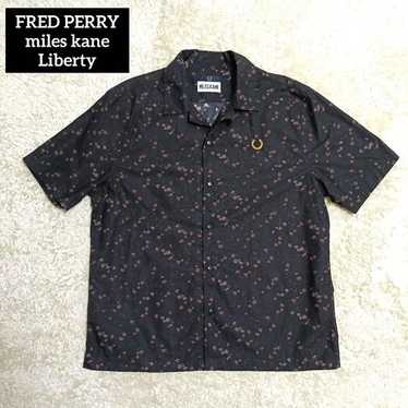 トップス FRED PERRY x MILES KANE LIBERTY PRINT Fred Perry x Miles Kane Liberty Print Bowling Shirt - Black