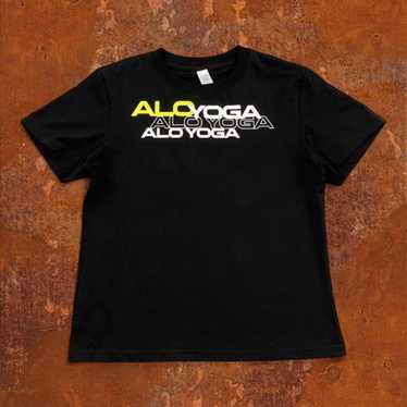 ALO YOGA ブラック Tシャツ / メンズ・レディース兼用 M Alo yogaブラックTシャツサイズM - メルカリ
