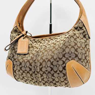 バッグ Coach Signature Ergo Hobo Bag Half moon Coach Jacquard Half Moon Hobo Shoulder Bag F13114 for sale