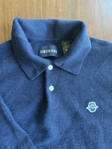 MALBON × DOCKERS Sweater Polo ネイビー　M MALBON × DOCKERS Sweater Polo ネイビー M Dockers x Malbon