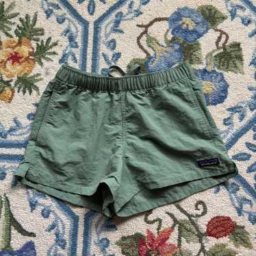 VINTAGE PATAGONIA BUGGY’S SHORTS Vtg Patagonia 1992 River Shorts Baggies Tribal Print Blue Sz