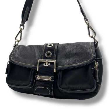 バッグ y2k 00s PRADA Nylon Boston Handbag BLACK PRADA] Prada Nylon black unisex Boston bag – NISHIKINO