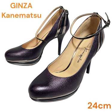 Ginza Kanematsu pumps lady’s shoes. 2 Pair of Ginza Kanematsu Pumps Black & Tan Aqua Belle Shoes