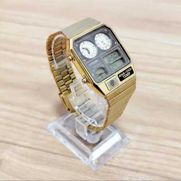 CITIZEN ANA-DIGI TEMP 腕時計 ゴールド Amazon.co.jp: [シチズン]CITIZEN アナデジテンプ ANA-DIGI TEMP