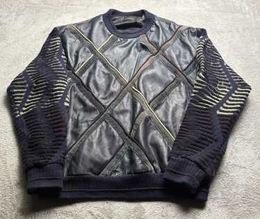 90s SAXONY Leather×3Dknit 90s SAXONY Leather×3Dknit