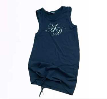 ANN DEMEULEMEESTER タンクトップ XS チャコール/ストライプ ANN DEMEULEMEESTER タンクトップ XS チャコール/ストライプ ANN